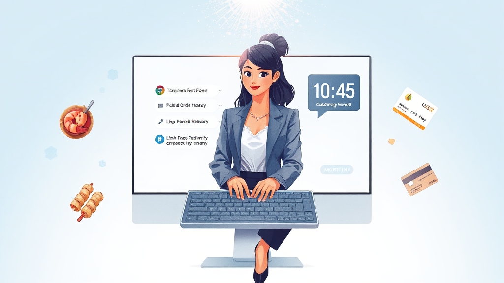 상담원 연결 꿀팁 대방출 (illustration 스타일)