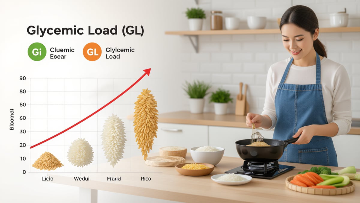📊 GI/GL 수치로 알아보는 쌀 종류별 혈당 영향