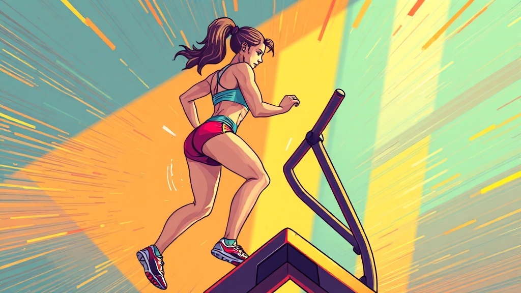 스텝밀 운동 효과는? (cartoon 스타일)