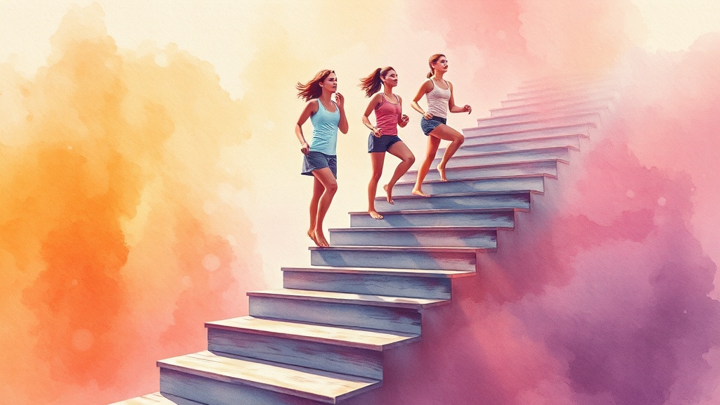 엑사이더 스텝밀 장단점 분석 (watercolor 스타일)