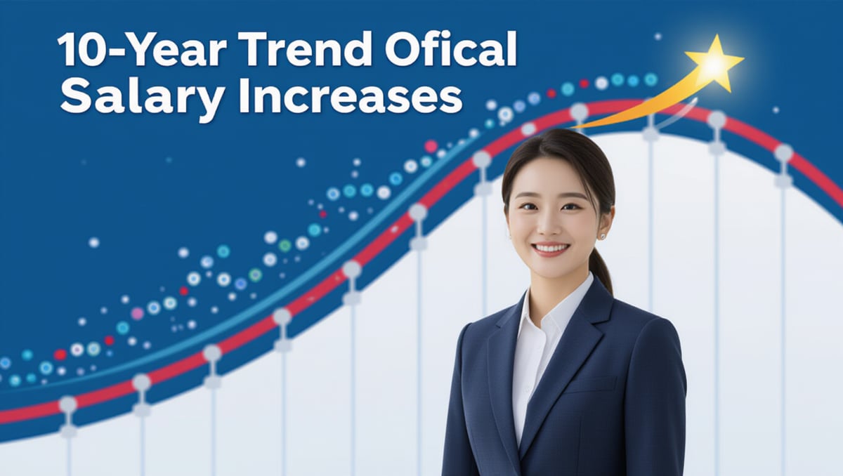 📊 최근 10년간 공무원 보수 인상률 추이 분석