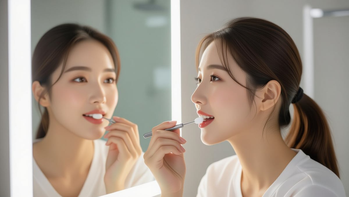 📝 올바른 혀클리너 사용법