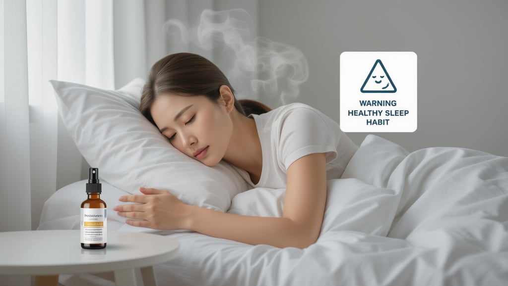 ⚠️ 멜라토닌 스프레이, 부작용과 주의사항