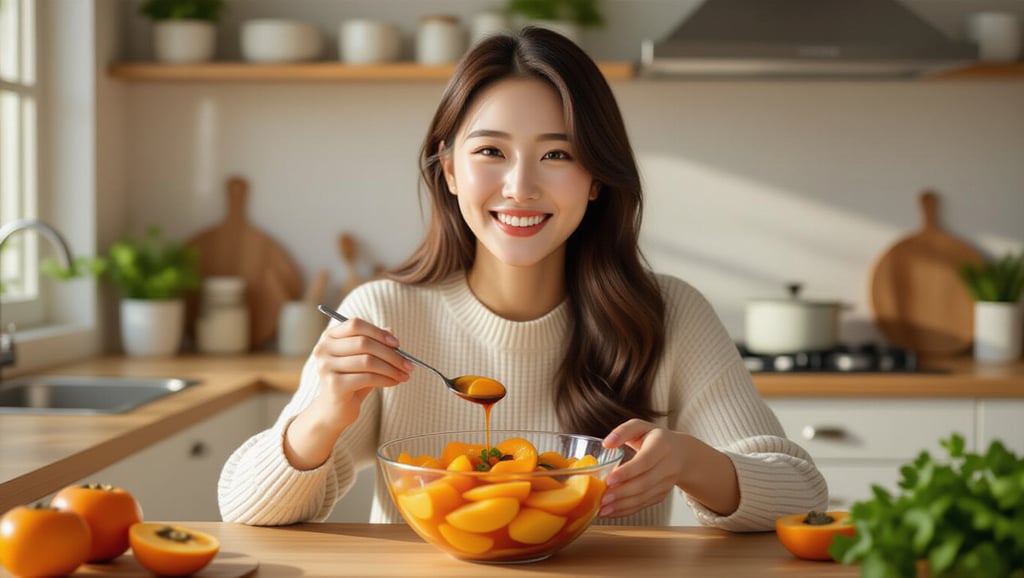 💡 단감 건강하게 즐기는 팁