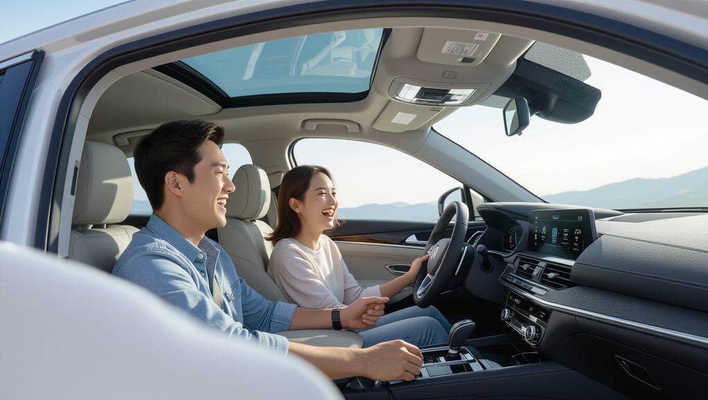 💡 개방감 UP! 파노라마 선루프 & 스마트 인포테인먼트