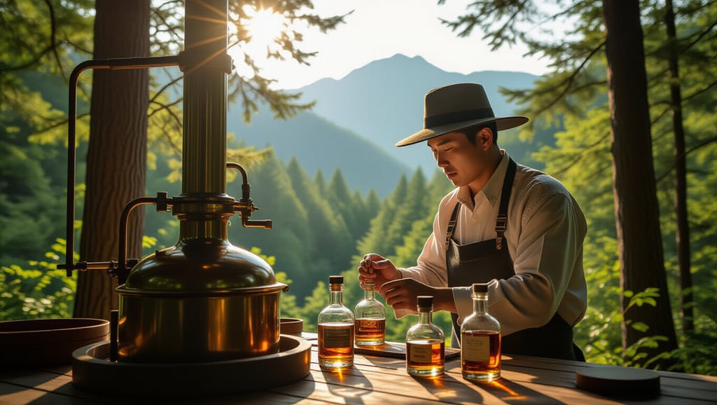 📜 하쿠슈 증류소: 자연과 장인 정신의 조화