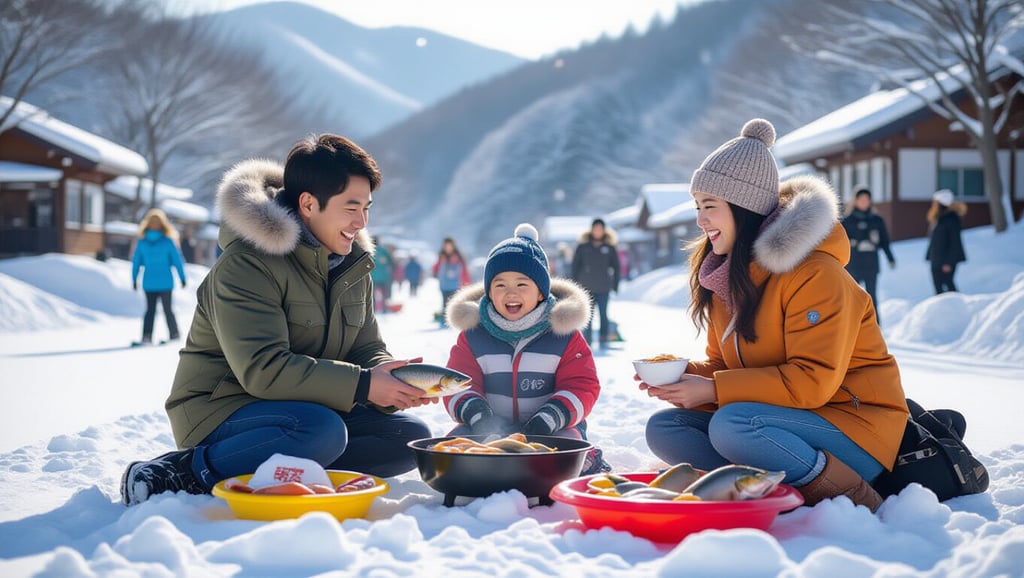 다른 겨울 축제와 비교