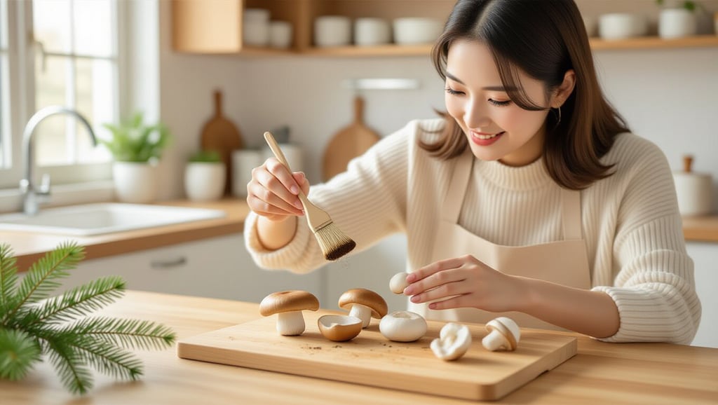 ⚠️ 참송이버섯 손질부터 섭취 시 주의사항