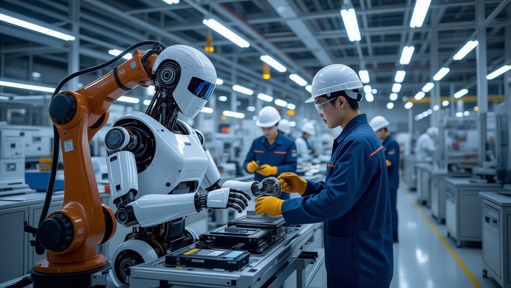 🏭 제조업 & 물류: 로봇이 이끌 혁신