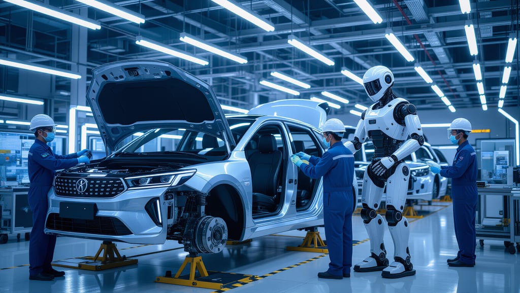 🚗 자동차 산업: 로봇과의 융합이 그릴 미래