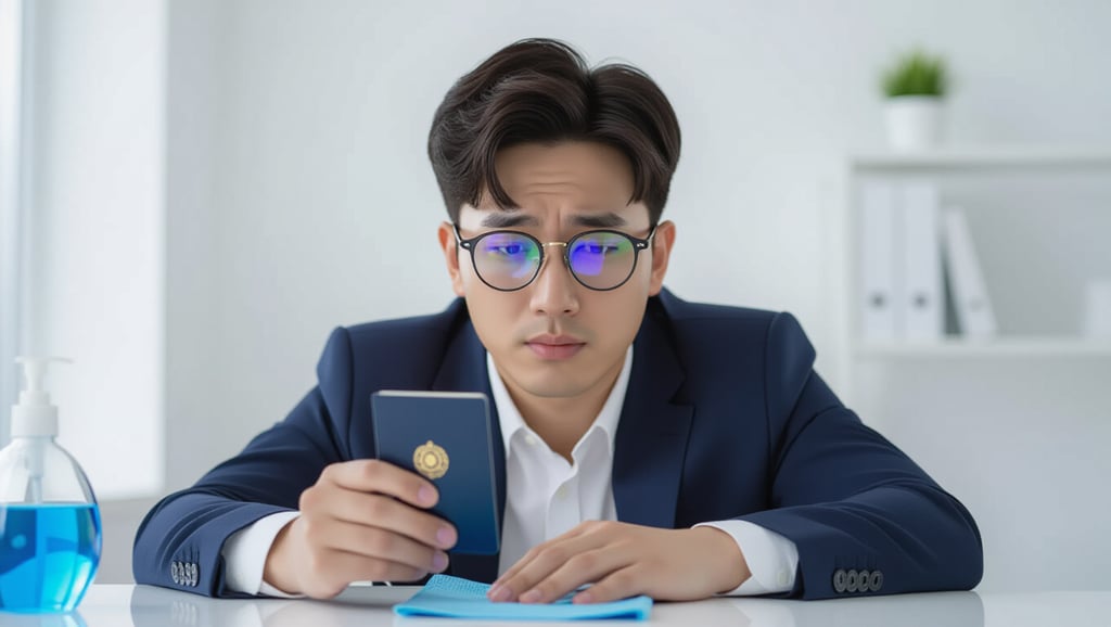 👓 안경 착용 규정 및 렌즈 위생 관리