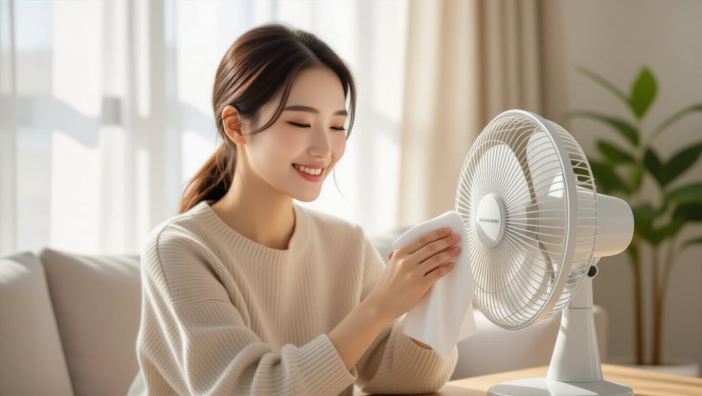 2026 무풍 선풍기 작동 원리부터 효율적인 냉방 활용법 및 구매 체크리스트 6 ⚠️ 무풍 선풍기 관리 및 주의사항: 안전하고 건강하게 사용하기