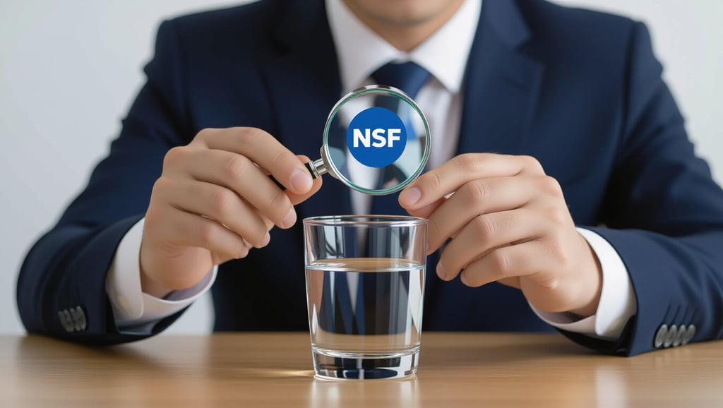 직수형 정수기 선택 시 NSF 42 인증 필터와 KC 인증 차이점 3 🔍 NSF 인증 번호별 제거 대상 파헤치기